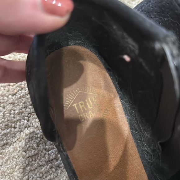 Cute black booties with cut outs on side - Picture 7 of 7